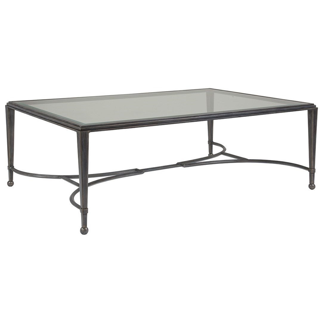 Threshold steel gray traditional coffee table top